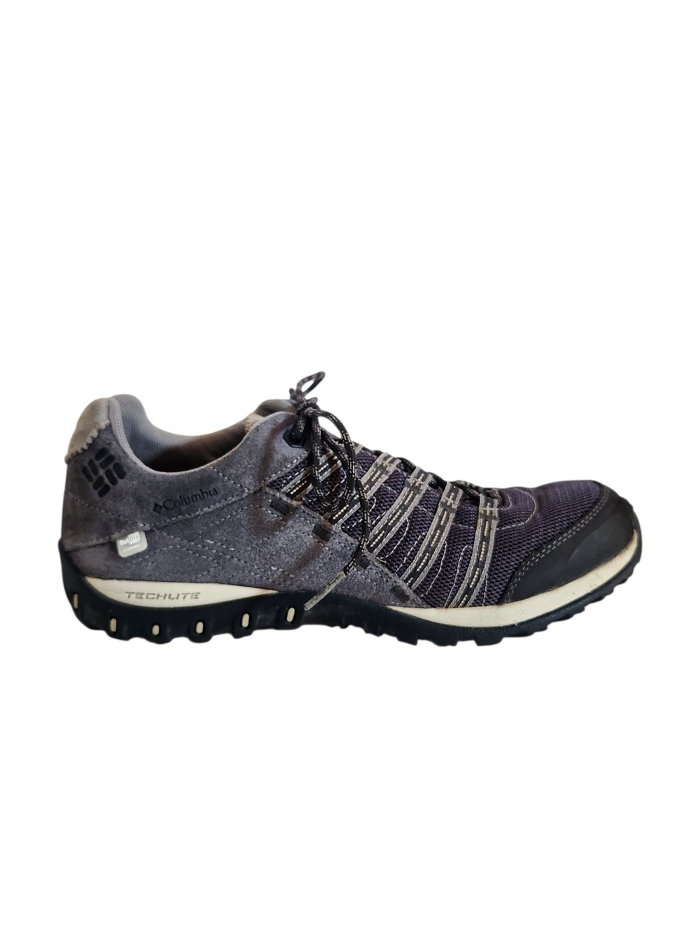 Columbia Techlite Waterproof Suede Lace-Up Hiking Shoes Size 9
